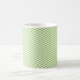 Botanisches grünes Aktendeckel-Set Kaffeetasse