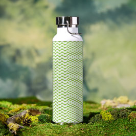 Botanisches grünes Aktendeckel-Set Trinkflasche