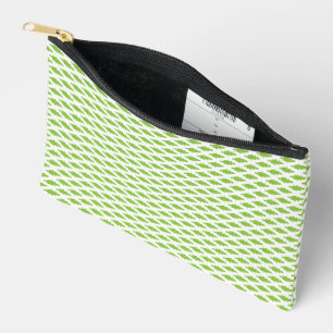 Botanisches grünes Aktendeckel-Set Zubehörtasche