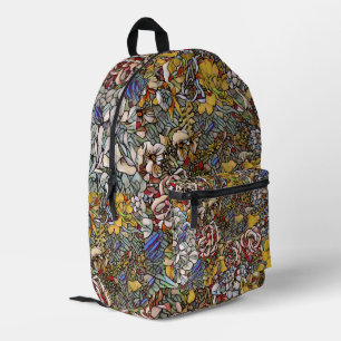 Botanisches Hartglas Bedruckter Rucksack
