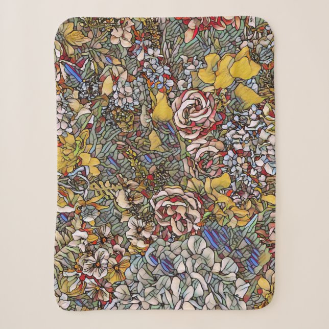 Botanisches Hartglas Sherpadecke (Vorderseite)