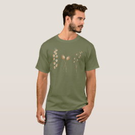 Botanisches Harvest Trio – Minimalistische Wasserf T-Shirt