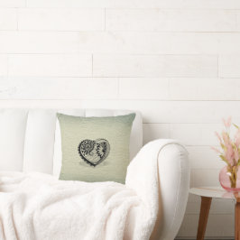 Botanisches Herzklopfen Boho Nature Decor Kissen