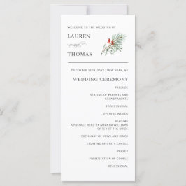 Botanisches Hochzeitsprogramm für einen Urlaub