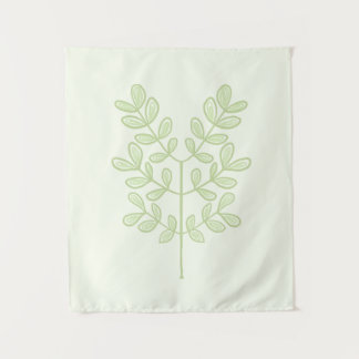 Botanisches Leaf Wandteppich