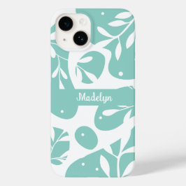 Botanisches Licht Personalisiert Blütenblütenblüte Case-Mate iPhone 14 Hülle