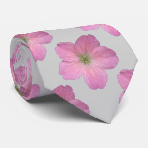 Botanisches mit Ziegeln gedecktes rosa Krawatte