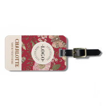 Botanisches Monogramm der modernen trendy Wildblum