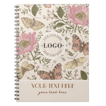 Botanisches Monogramm der modernen trendy Wildblum
