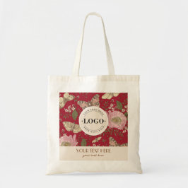 Botanisches Monogramm der modernen trendy Wildblum Tragetasche