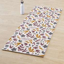 Botanisches Muster anpassen Yogamatte