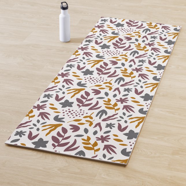 Botanisches Muster anpassen Yogamatte (Beispiel)