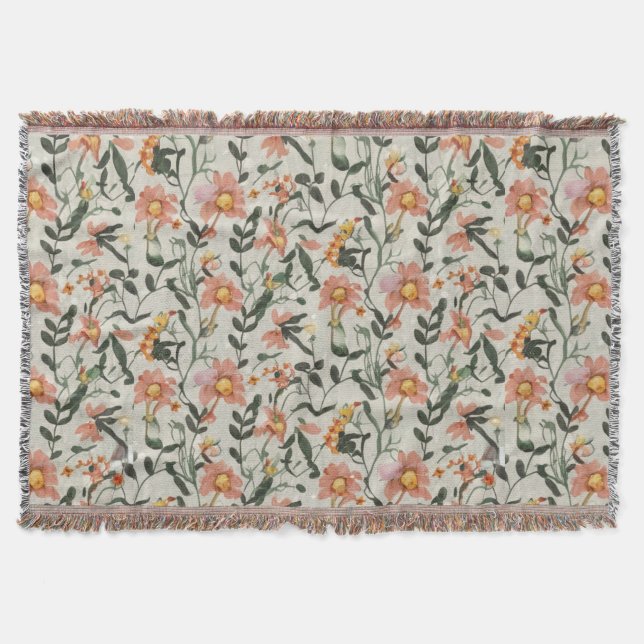 Botanisches Muster Decke (Vorderseite)