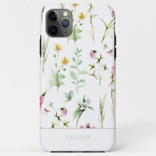 Botanisches Muster der eleganten Wildblume Case-Mate iPhone Hülle