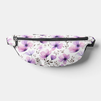 Botanisches Muster der Wasserfarbe Bauchtasche