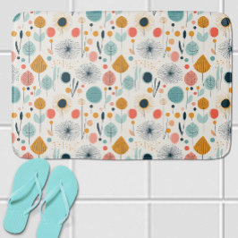 Botanisches Muster des MCM Retro Badematte