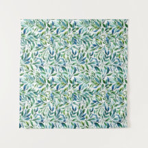 Botanisches Muster des Wasserfarbenleaf