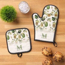Botanisches Muster für Aquarellfarben Mit Monogram