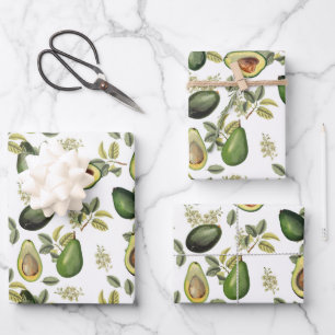 Botanisches Muster Geschenkpapier Set