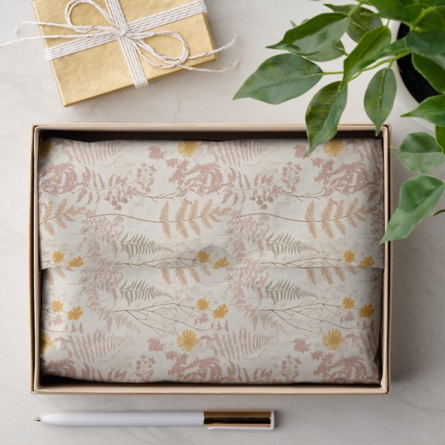 Botanisches Muster-Gewebepapier Seidenpapier (Geschenk)