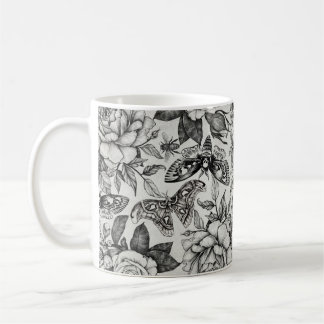 Botanisches Muster Kaffeetasse