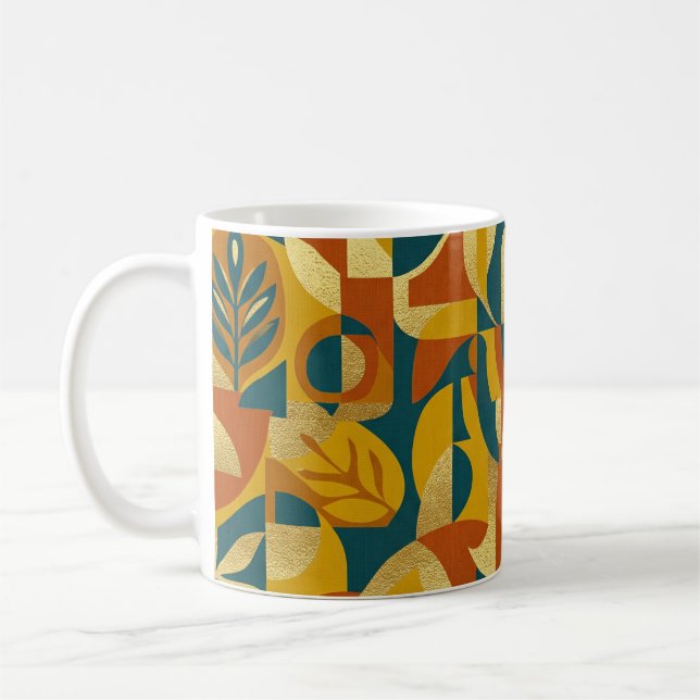 Botanisches Muster Kaffeetasse (Links)