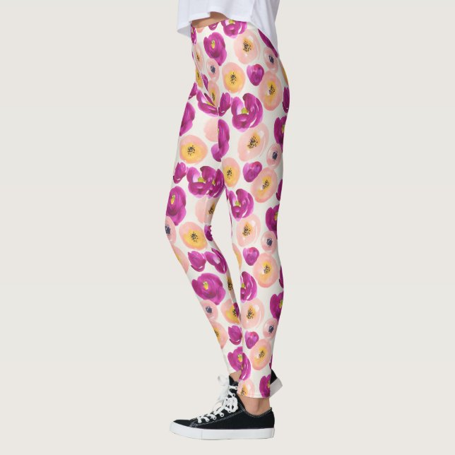 Botanisches Muster Leggings (Links)