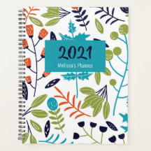 Botanisches Muster Moderne florale Personalisiert