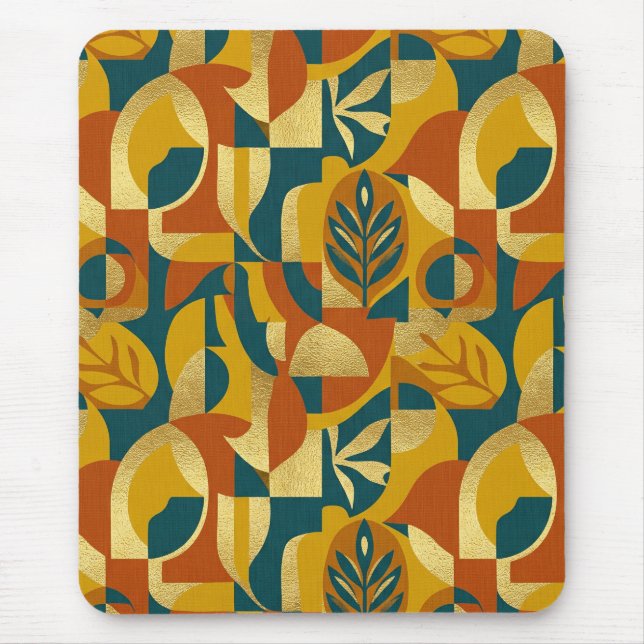 Botanisches Muster Mousepad (Vorne)