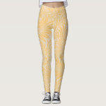 Botanisches Muster Vintag Gold Floral Larkspur Leggings<br><div class="desc">Vintage William Morris Gold Floral Larkspur Botanische Muster Leggings.</div>