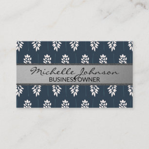 Botanisches Muster Visitenkarte