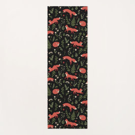 Botanisches Muster von Waldland Fox Yogamatte