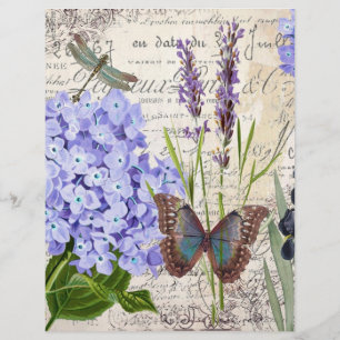Botanisches Origamipapier