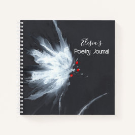 Botanisches personalisiertes Gedicht Notizbuch