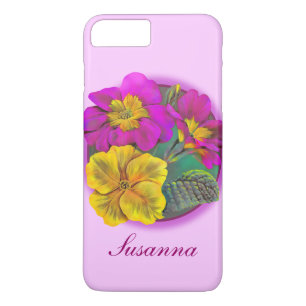 Botanisches Primula-Kunsthandwerk Case-Mate iPhone Hülle