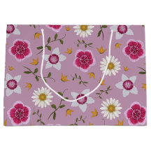 Botanisches Rosa Moderne Wildblume