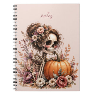 Botanisches Skelett Journal Notizblock