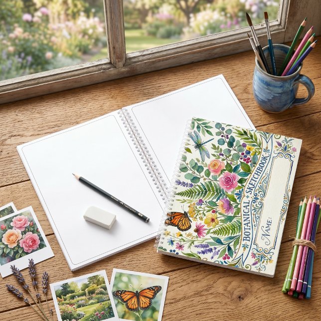 Botanisches Skizzenbuch Notizbuch (Von Creator hochgeladen)