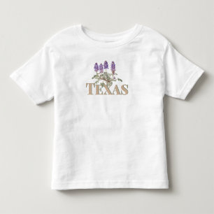 Botanisches Texas Bluebonnet 2 Kleinkind T-shirt