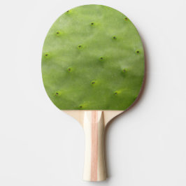 Botanisches tropisches grünes Kaktus-Foto Tischtennis Schläger