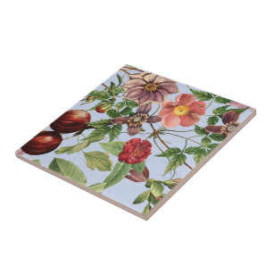 Botanisches Vintage-Design Fliese