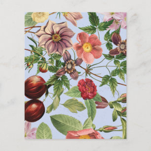 Botanisches Vintage-Design Flyer