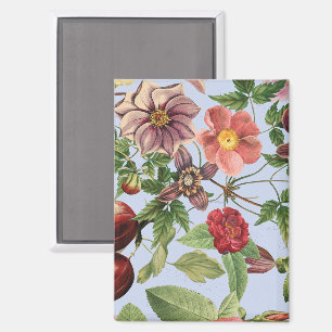 Botanisches Vintage-Design Magnet