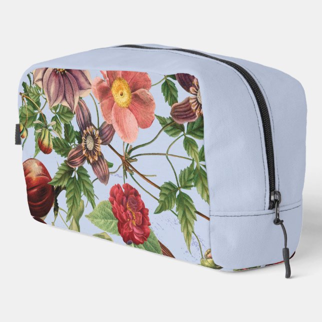 Botanisches Vintage-Design Waschbeutel (Rechte Ecke)