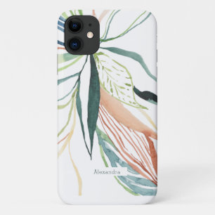 Botanisches Wasserfarben Abstraktes individuelles Case-Mate iPhone Hülle