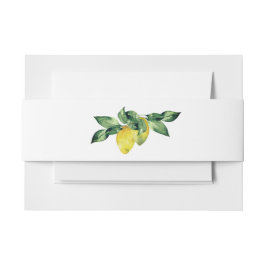 Botanisches Wasserfarbenemon Hochzeit Einladung Einladungsbanderole