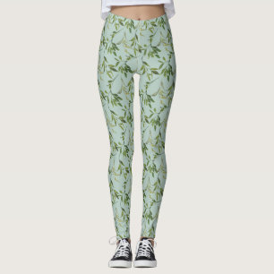 Botanisches Wasserfarbenleaf - Leggings