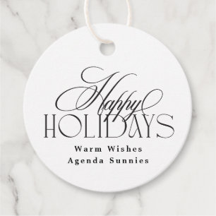 Botanisches Weihnachtsgeschenk-Logo Geschenkanhänger