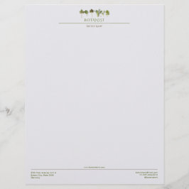 Botanistin Briefbogen
