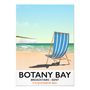 Botany Bay, Broadstairs Kent Strandproster Fotodruck